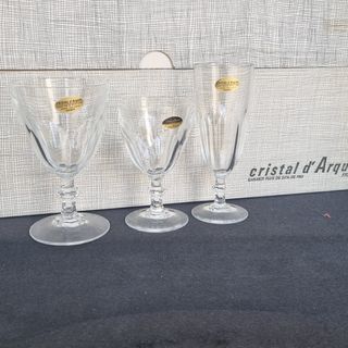 Servizio Bicchieri Cristal d'Arques France