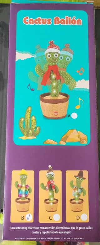 Cactus Bailón Juguete Interactivo