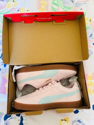 ZAPATILLAS PUMA NÚMERO 37 ROSA Y LILA ORIGINALES