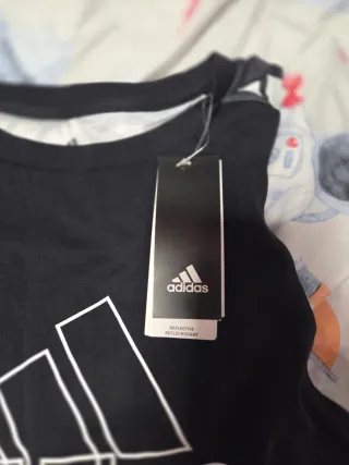 Camiseta sin mangas Adidas Negra Talla M