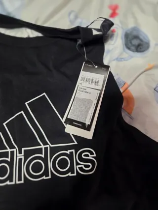 Camiseta sin mangas Adidas Negra Talla M