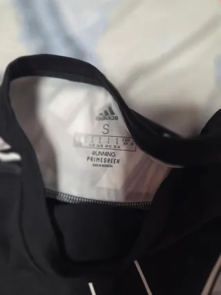 Camiseta sin mangas Adidas Negra Talla M