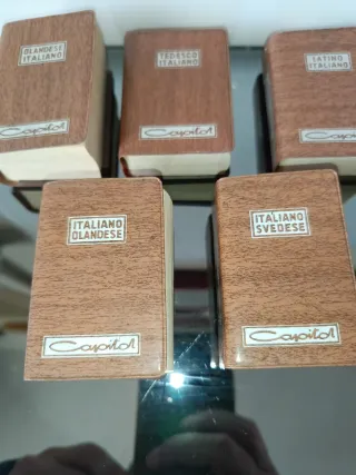 5 mini dizionari Editrice Capitol anni 50/60