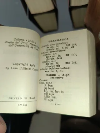 5 mini dizionari Editrice Capitol anni 50/60