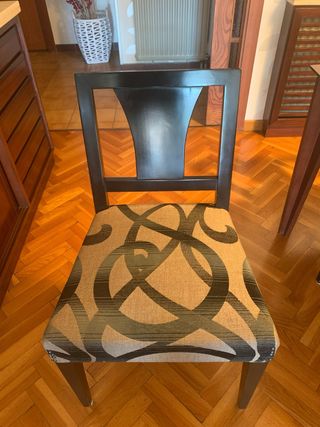 4 Sillas de Comedor Tapizadas