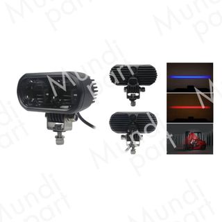 LUZ DE SEGURIDAD LED LINEA AZUL 10-80V DC