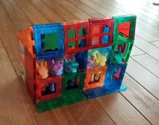 Playmags Clickins 100 pezzi 3D Magnetic Tiles