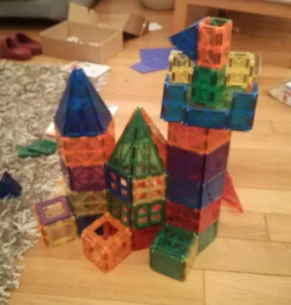 Playmags Clickins 100 pezzi 3D Magnetic Tiles