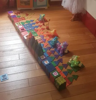 Playmags Clickins 100 pezzi 3D Magnetic Tiles