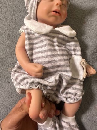Muñeca Reborn Silicona Bebé Durmiendo chico