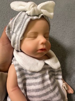 Muñeca Reborn Silicona Bebé Durmiendo chico