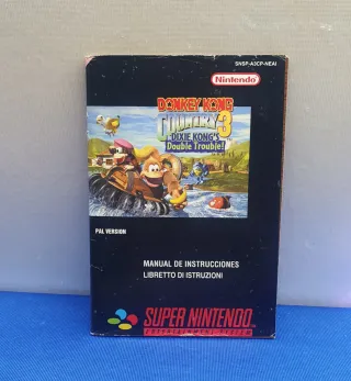 JUEGO SNES DONKEY KONG COUNTRY 3 DIXIE KONGS PAL