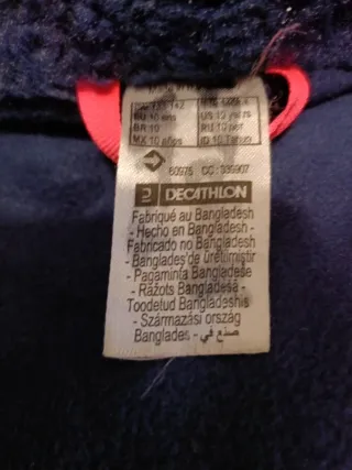 Chaqueta de nieve multicolor talla 10