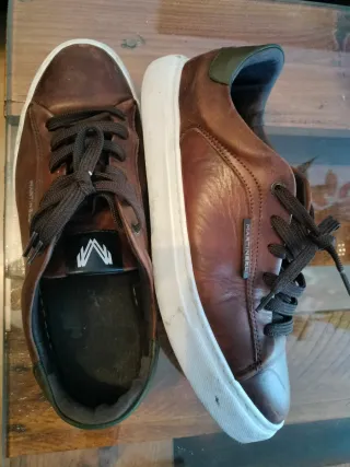 Zapatos Martinelli Marrones y Verdes