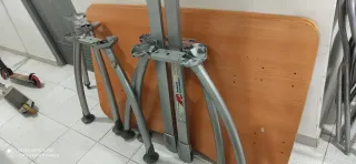 2 Mesas Madera y Metal