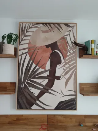 Cuadro Lienzo Mujer Africana 80x120cm