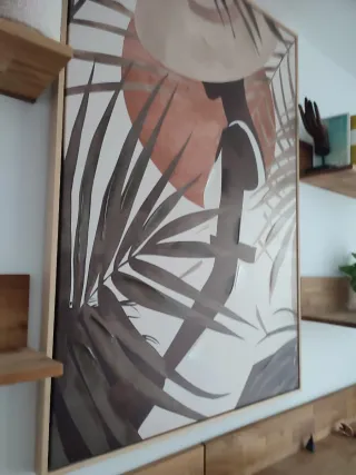 Cuadro Lienzo Mujer Africana 80x120cm