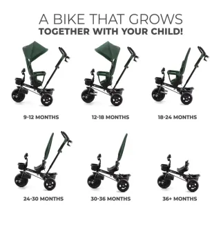 Triciclo Kinderkraft Aveo 3 en 1.