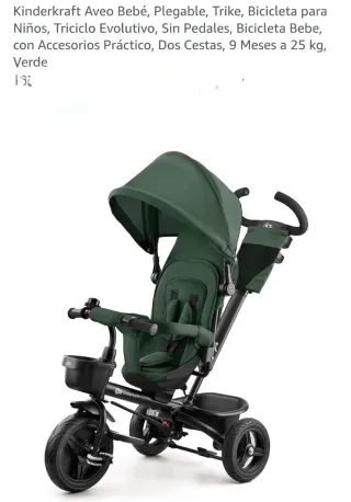 Triciclo Kinderkraft Aveo 3 en 1.
