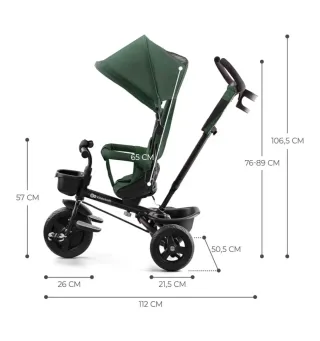 Triciclo Kinderkraft Aveo 3 en 1.