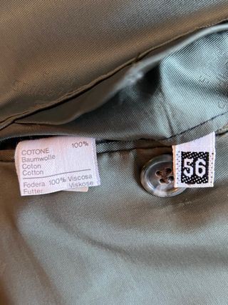 Giacca Ted Lapidus velluto a coste 2 bottoni verde