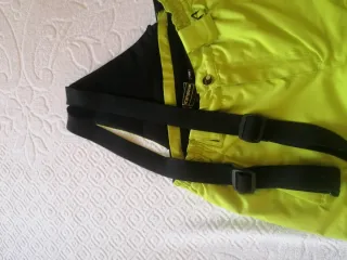 Salopette sci bambino giallo fluo