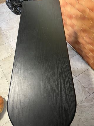 Mesa de cocina madera y metal