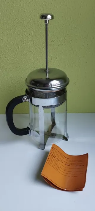 Cafetera de émbolo de cristal