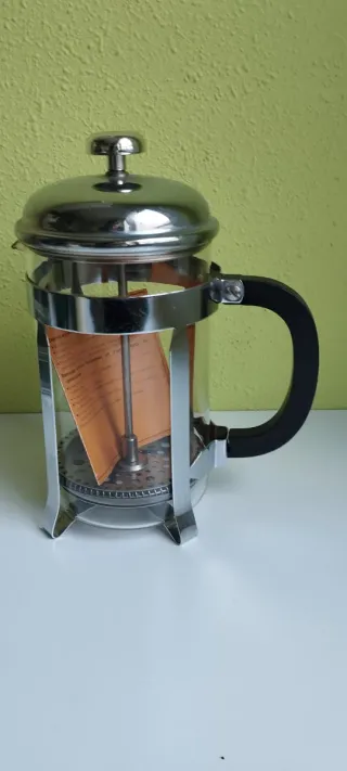 Cafetera de émbolo de cristal
