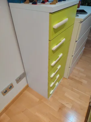 Cama nido juvenil y cajonera