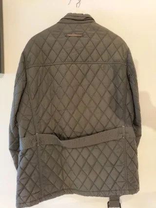 Abrigo Massimo Dutti Verde Talla XL-42