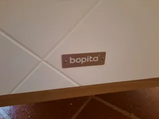 Cuna convertible Bopita blanco/natural + colchón