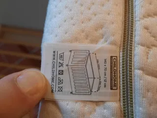 Cuna convertible Bopita blanco/natural + colchón