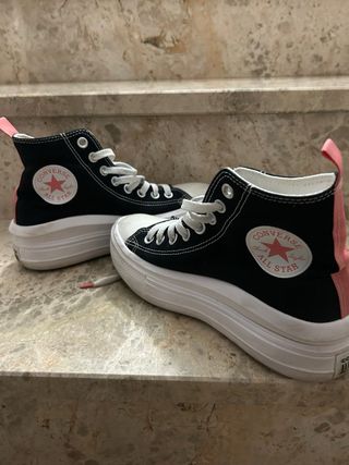 Converse Chuck Taylor All Star Negro Rosa