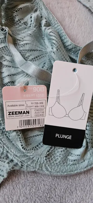 Sujetador encaje verde