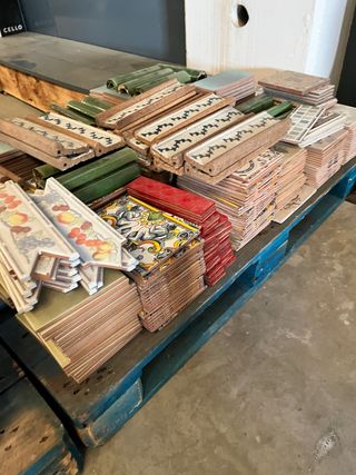 Lotes de Racholas Cerámicas Decoradas