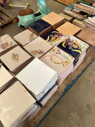 Lotes de Racholas Cerámicas Decoradas