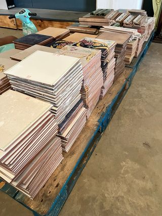 Lotes de Racholas Cerámicas Decoradas