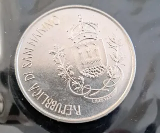 San Marino 3 Monete Argento 1981 Virgilio