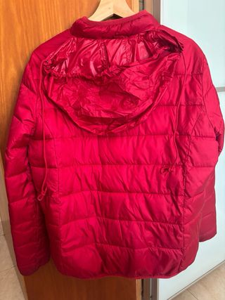 Anorak reversible granate y gris Yerse T.XXL