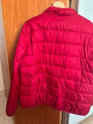 Anorak reversible granate y gris Yerse T.XXL