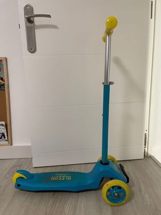 Patinete 3 Ruedas Azul y Amarillo