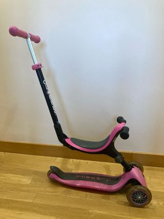 Patinete Globber 3 ruedas convertible rosa