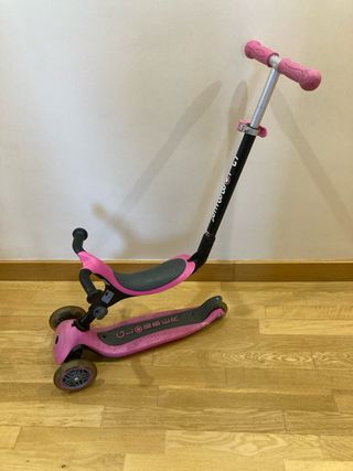 Patinete Globber 3 ruedas convertible rosa