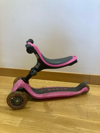 Patinete Globber 3 ruedas convertible rosa