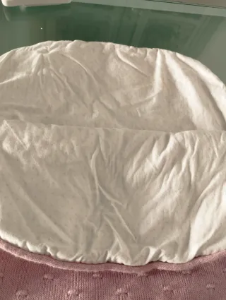 Saco lana bebé rosa