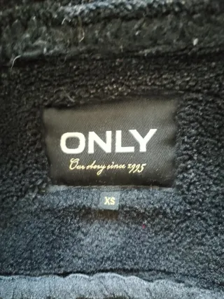 Giacca ONLY nera pelliccia ecologica XS/S