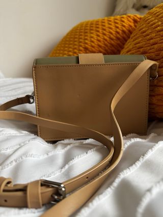 Bolso Parfois verde y marrón