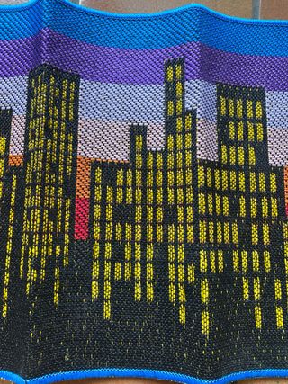 Tappetino skyline città