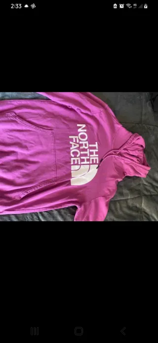 Sudadera The North Face Rosa con capucha